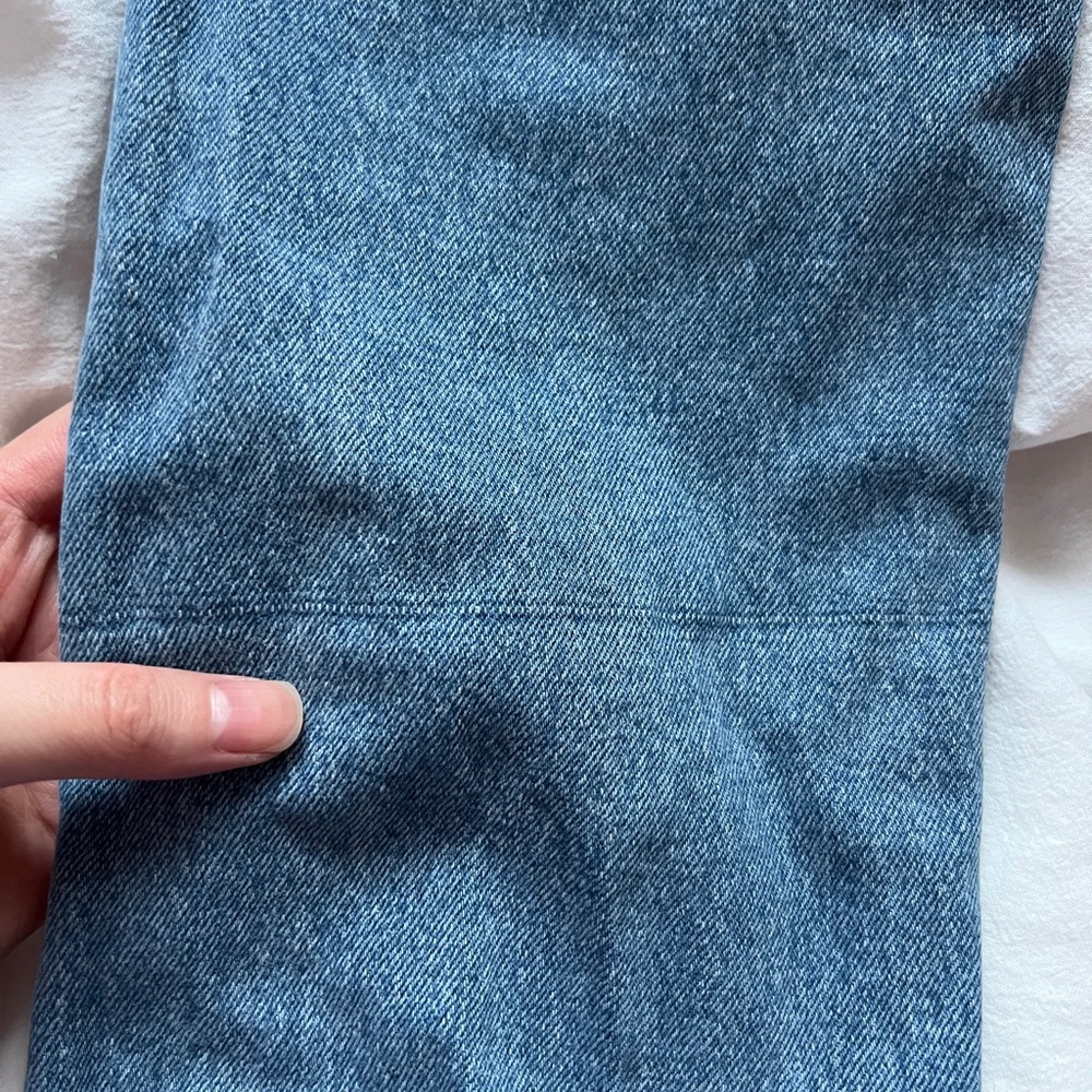 Blue Straight High Rise Jeans - Picture 8 of 8